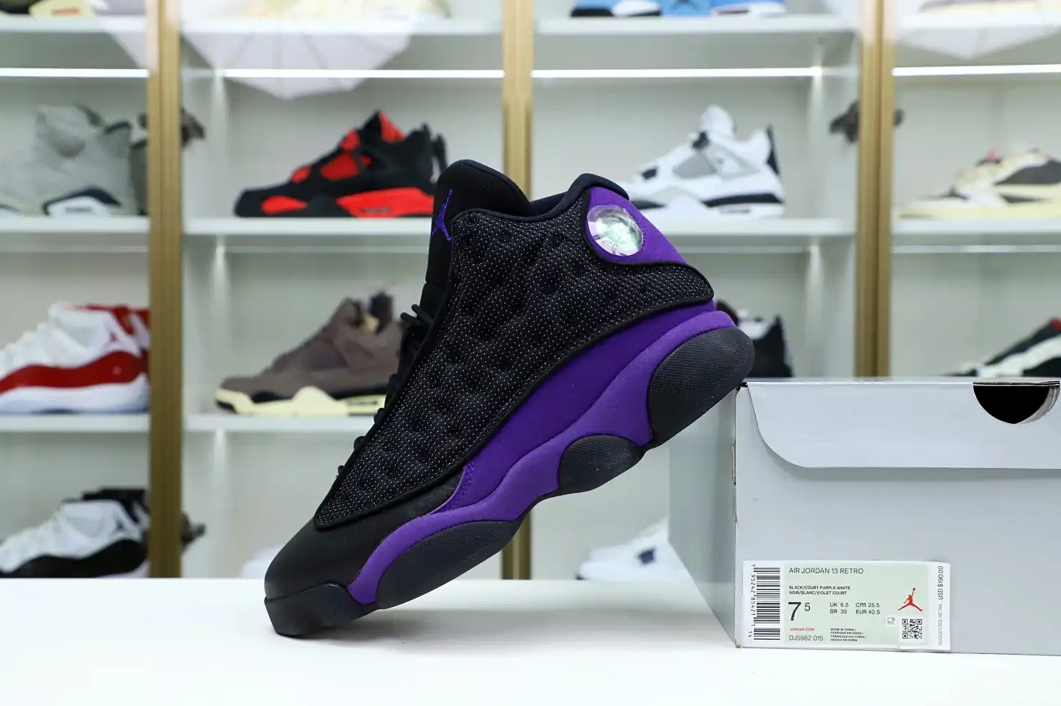 JORDAN 13 JORDAN AIR RETRO AIR 'COURT PURPLE' Kimikick 0729